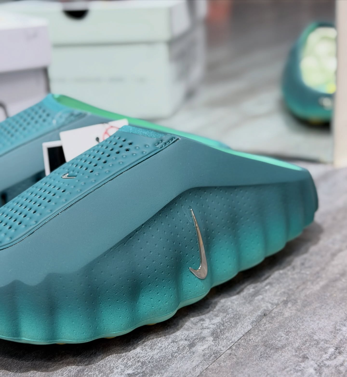 Nike Mind 001 Slide Mules Geode Teal HQ4307-301 P602917-116796 