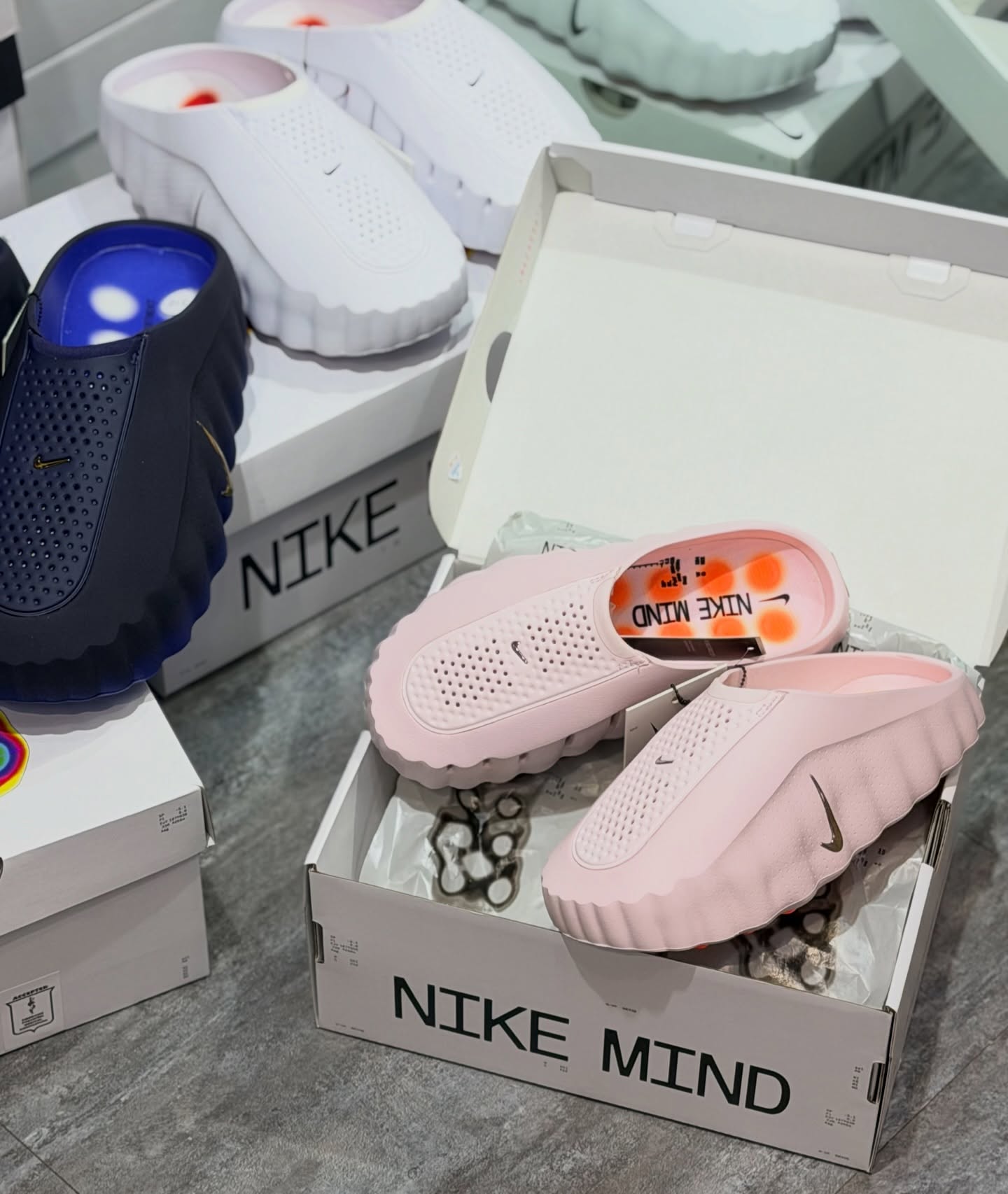 Nike Mind 001 Slide Mules Pearl Pink (Women