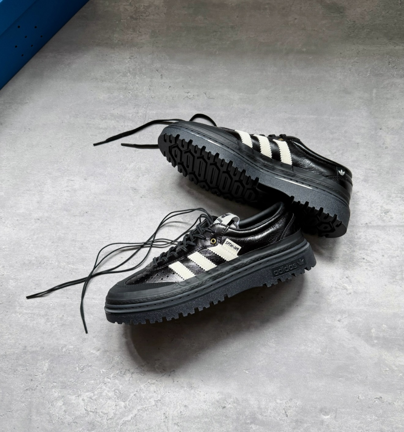 Song For The Mute x adidas Samba LX Freizeit Black Brown Coffee 
